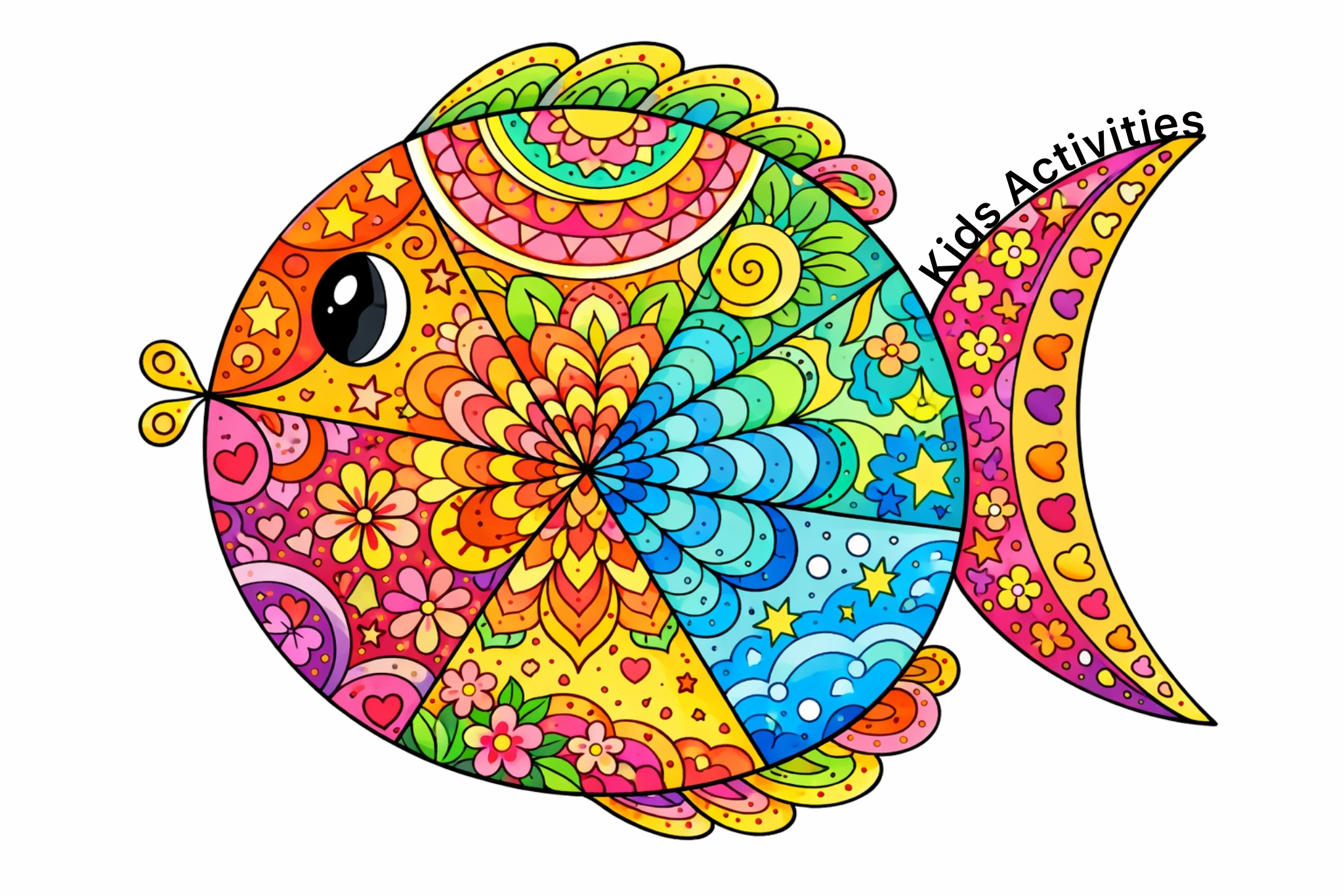 Fish Mandalas Paper Activity